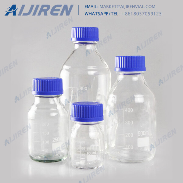 <h3>HPLC Solvent Reservoir Bottle Assembly, GL45, 500mL Amber </h3>
